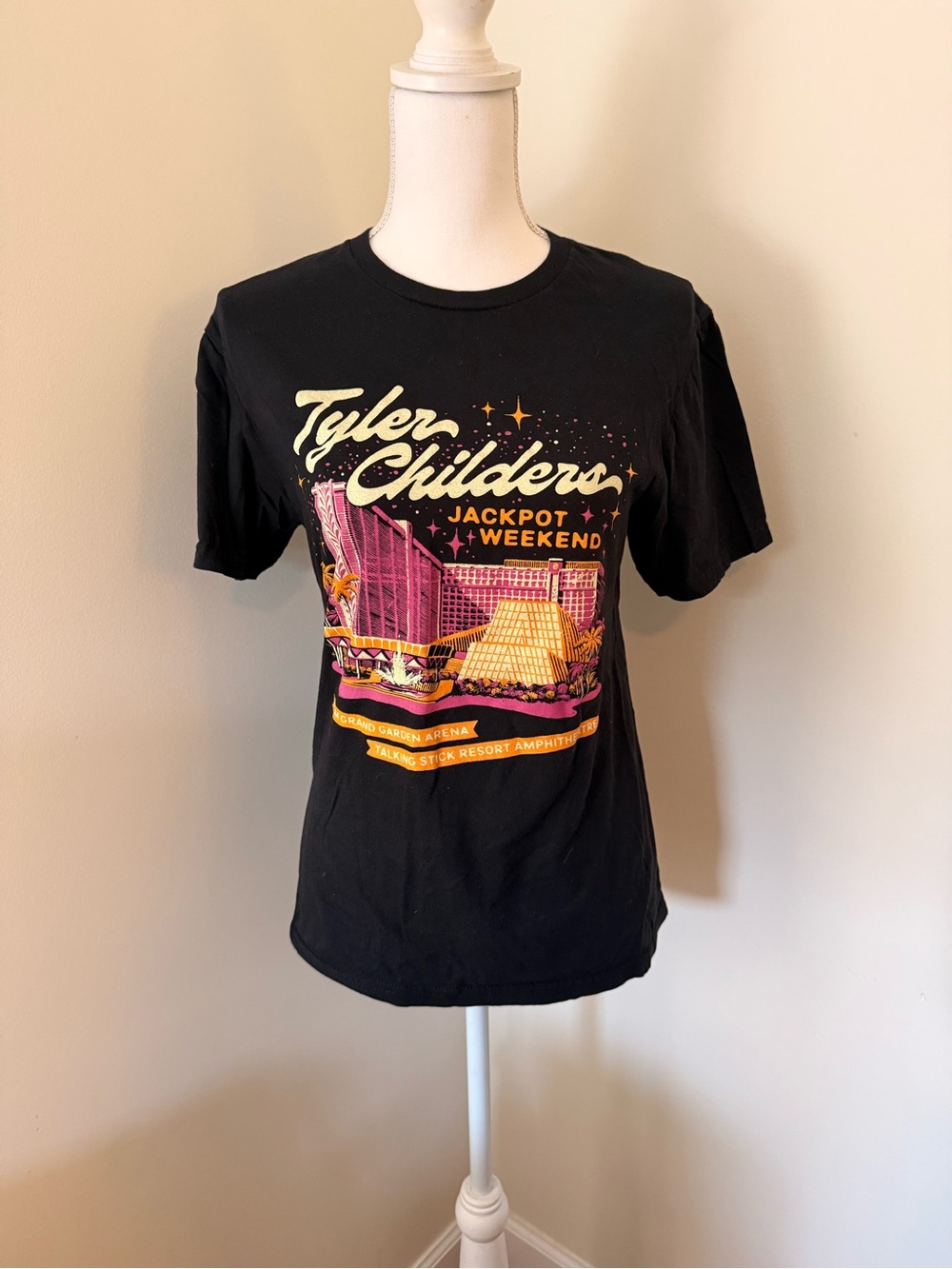 Black Tyler Childers concert Jackpot Weekend Graphic Tee
